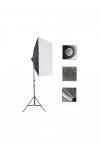 Deyatech Softbox 50X70Cm Tek Duyulu Sürekli Video Işığı Yotuber Kit Makeup Kit Deyatech Softbox 50X70Cm Tek Duyulu Sürekli Video Işığı Yotuber Kit Makeup Kit