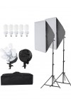 Deyatech 70X50CM 5 Duy Softbox ve Çekim Işığı Sürekli Video Işık Deyatech 70X50CM 5 Duy Softbox ve Çekim Işığı Sürekli Video Işık