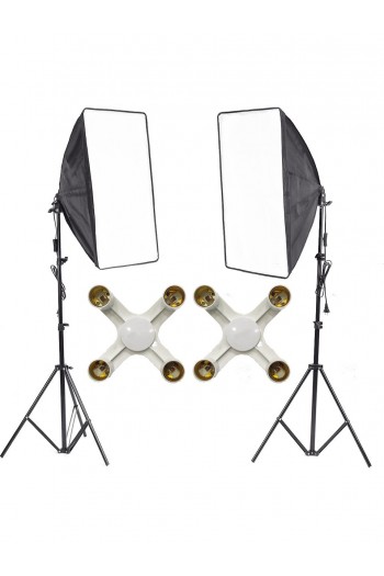 Deyatech 4 Duylu Ürün ve Vlog Çekimleri Için Softbox 50 x 70 cm
