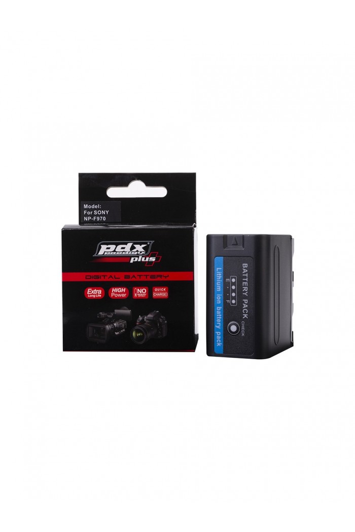 Deyatech Pdx NP-F970 Li-Ion Pil 9700 mAh 71.8Wh Yüksek Kapasite ve Hızlı Şarj Özelliği Deyatech Pdx NP-F970 Li-Ion Pil 9700 mAh 71.8Wh Yüksek Kapasite ve Hızlı Şarj Özelliği