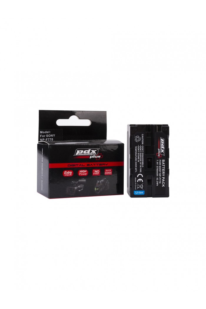 Deyatech Pdx NP-F770 Batarya Pil 5700mAh MC1000 MC1500 MC2000 MC2500 HDV Deyatech Pdx NP-F770 Batarya Pil 5700mAh MC1000 MC1500 MC2000 MC2500 HDV