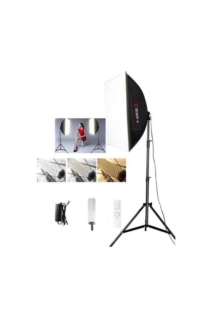 Deyatech Softbox 60X90CM 120W 3000-5500K LED Video ve Fotoğraf Çekim Işıgı