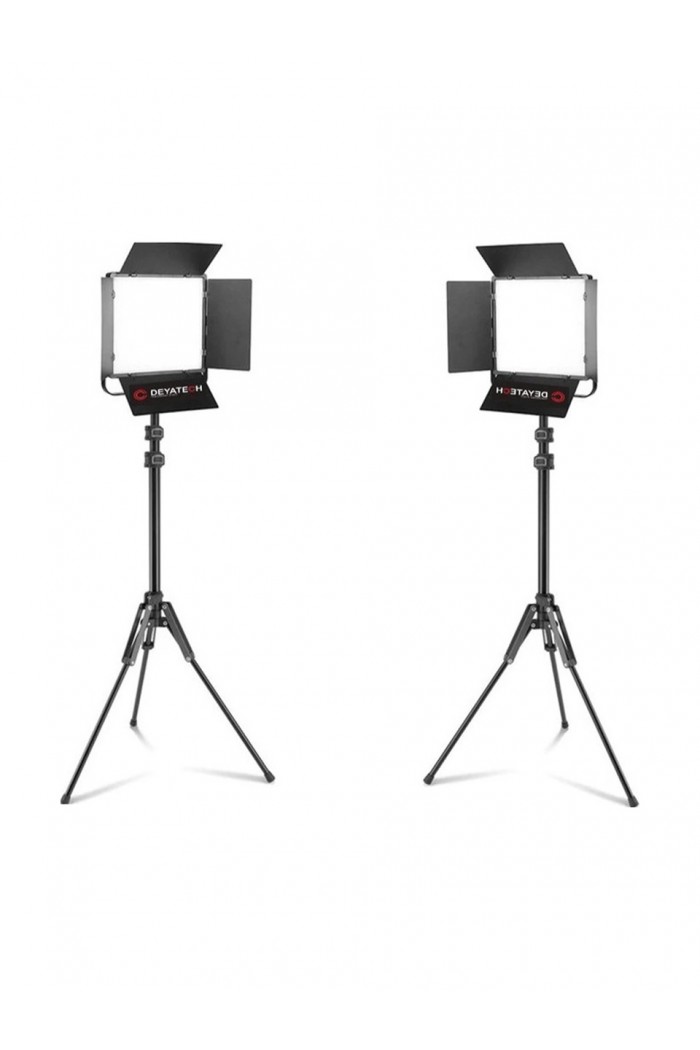 Deyatech 2'li LED 660 Pro Video & Fotoğraf Çekimi Stüdyo Çekimi Ikili Set Döküm Ayakla Deyatech 2'li LED 660 Pro Video & Fotoğraf Çekimi Stüdyo Çekimi Ikili Set Döküm Ayakla