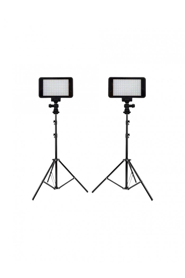 Deyatech Led 228 Profesyonel 2'li Fotoğraf Ve Video Işığı (2M Işık Ayağı) Deyatech Led 228 Profesyonel 2'li Fotoğraf Ve Video Işığı (2M Işık Ayağı)