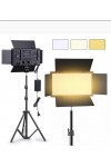 Deyatech 2'li 800 LED Pro LED-800 Video Işık Panelli Kamera Işığı Youtube Video Işık Iki Adet Batarya + 2m Ayak Deyatech 2'li 800 LED Pro LED-800 Video Işık Panelli Kamera Işığı Youtube Video Işık Iki Adet Batarya + 2m Ayak