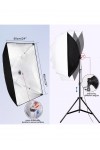 Deyatech 120W Rgb Softbox 60X90CM 2'li Set 3000-5500K LED Video ve Fotoğraf Çekim Işıgı Renkli Işık Deyatech 120W Rgb Softbox 60X90CM 2'li Set 3000-5500K LED Video ve Fotoğraf Çekim Işıgı Renkli Işık