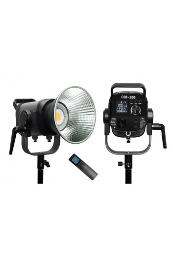Deyatech PDX 2'li COBAC-200A 200W Çift Renk COB LED Video Işığı (3200–5600K) 